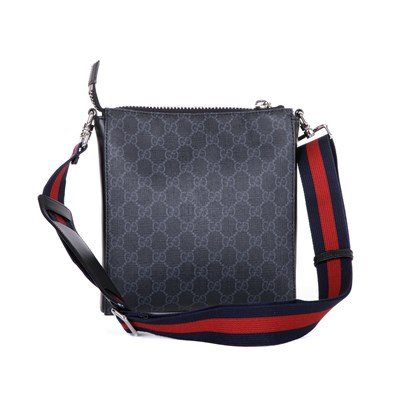 Lot 247 - Gucci, a Supreme messenger bag.