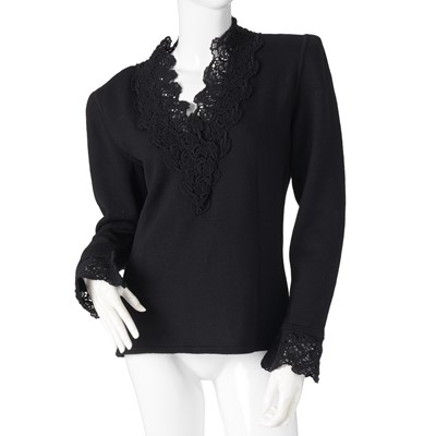 Lot 363 - A designer blouse and jumper.