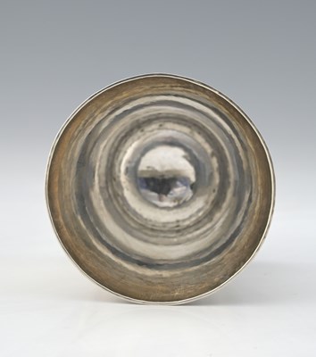 Lot 72 - Omar Ramsden, an Arts and Crafts silver motto...