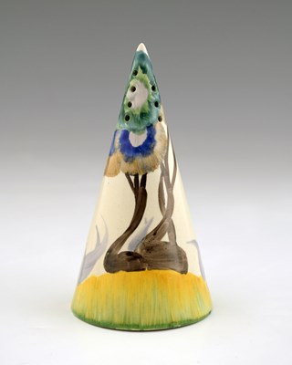 Lot 542 - Clarice Cliff for Wilkinson, an Aurene conical...