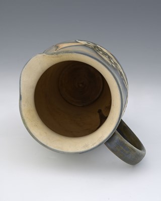 Lot 527 - William Moorcroft, a saltglazed Fish jug,...