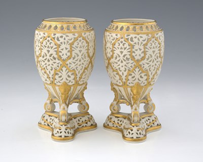 Lot 569 - Grainger and Co., Worcester, a pair of...