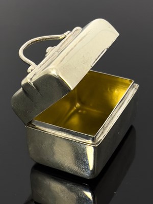 Lot 217 - A Victorian silver novelty pill box,...