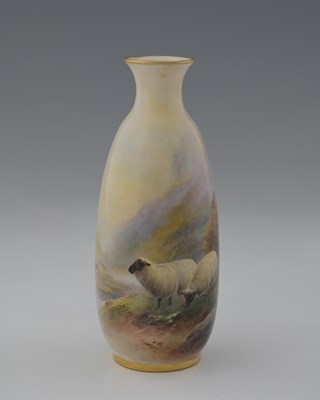 Lot 576 - Harry Davis for Royal Worcester, a sheep...