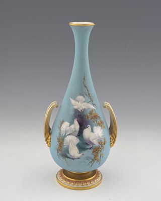 Lot 582 - Charles Baldwyn for Royal Worcester, a twin...