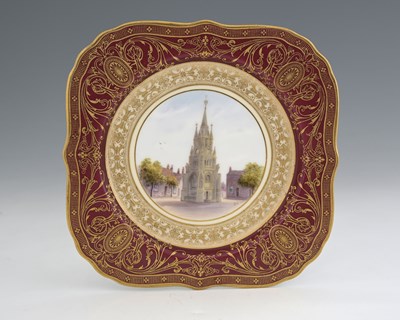 Lot 581 - Harry Davis for Royal Worcester, a...