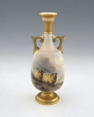 Lot 580 - Ernest Barker for Royal Worcester, a Highland...