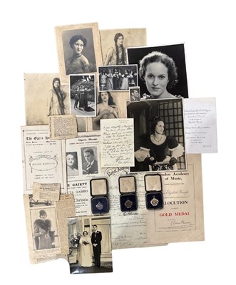 Lot 216 - An archive of material relating to actress Ena...
