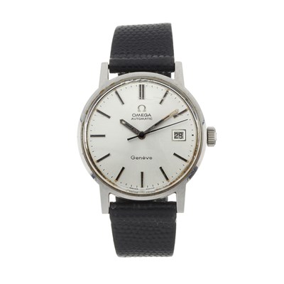 Lot 159 - Omega, a stainless steel Genève wrist watch