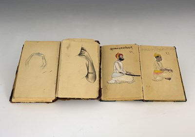 Lot 350 - Workshop of Shiva Lal, Udaipur, India, two...