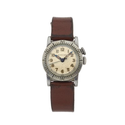 Lot 157 - Longines, a base metal Weems Pilot Aviator wrist watch