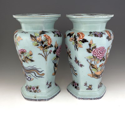 Lot 619 - A pair of late 19th-century ceramic garden...