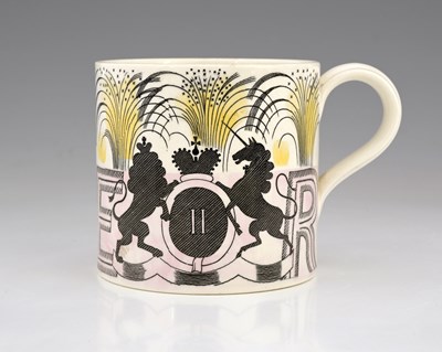 Lot 553 - Eric Ravilious for Wedgwood, a 1953 Coronation...