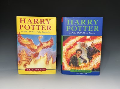 Lot 291 - Two first-edition Harry Potter hardbacks. The...