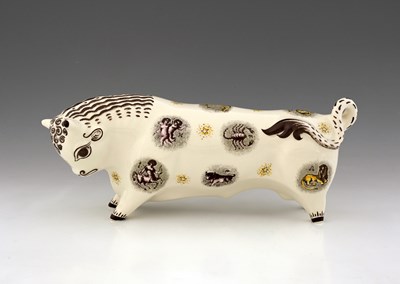 Lot 554 - Arnold Machin for Wedgwood, a Zodiac bull,...