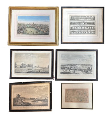 Lot 358 - A collection of prints relating to London:...