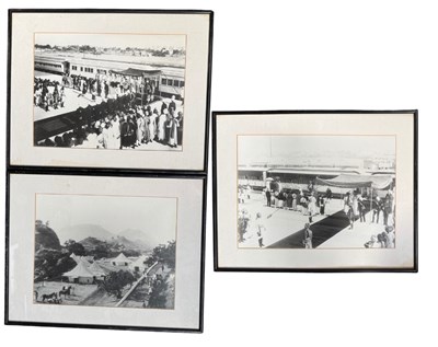 Lot 356 - Photograph of visiting dignitaries, British...