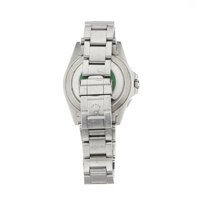 Lot 264 - Rolex, a stainless steel Oyster Perpetual Date GMT-Master 'Swiss only' bracelet watch