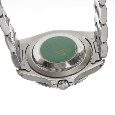 Lot 264 - Rolex, a stainless steel Oyster Perpetual Date GMT-Master 'Swiss only' bracelet watch