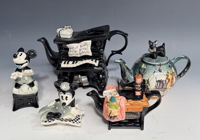 Lot 97 - A Disney Lady and the Tramp teapot by Cardew...