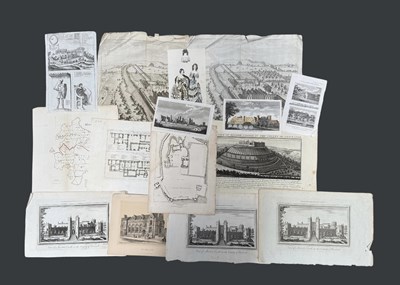 Lot 291 - A collection of early 18th and later prints,...