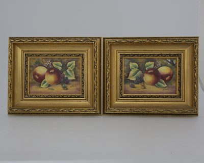 Lot 575 - James Skerrett (Royal Worcester artist), a...