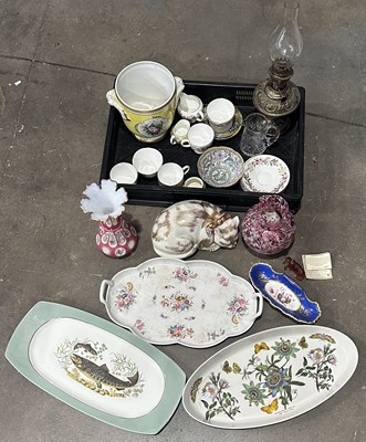 Lot 106 - A Bohemian enamelled and gilt pink and opaque...