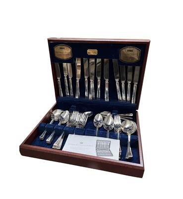 Lot 198 - A Viners Buxton silver plated canteen of...