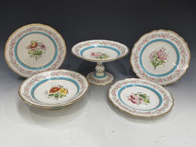 Lot 68 - A late 19th century Copeland porcelain dessert...