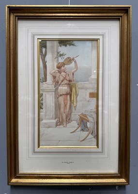 Lot 327 - R. Hall Bolt, a female figure in classical...