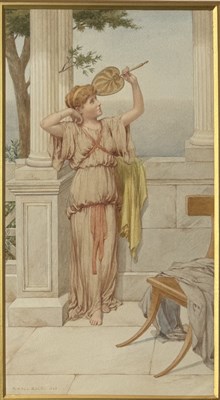 Lot 344 - R. Hall Bolt, a female figure in classical...