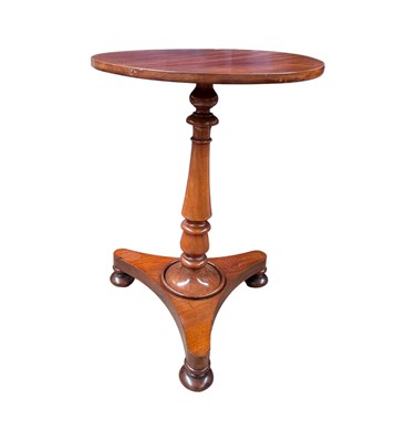 Lot 577A - A small mid 19th century mahogany side or lamp...