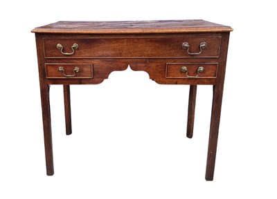 Lot 578 - An early George iii mahogany side table or...