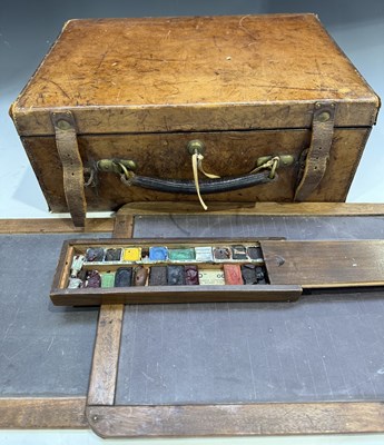 Lot 257 - A Victorian leather case, Drew & Sons,...