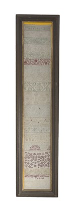 Lot 138 - A Scottish band sampler, circa1660,...