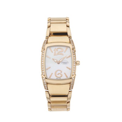 Lot 258 - Parmigiani Fleurier, an 18ct gold diamond set Kalpa Donna bracelet watch
