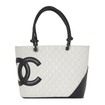 Lot 323 - Chanel, a CC Cambon leather tote.