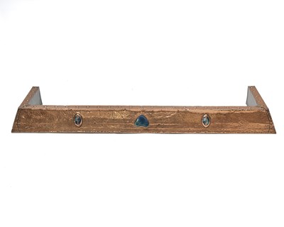 Lot 116 - An Arts and Crafts copper clad and Ruskin...
