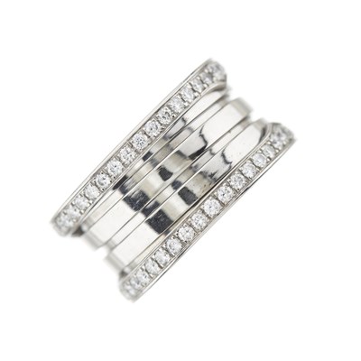 Lot 126 - Bulgari, an 18ct gold diamond B.Zero1 full eternity band ring