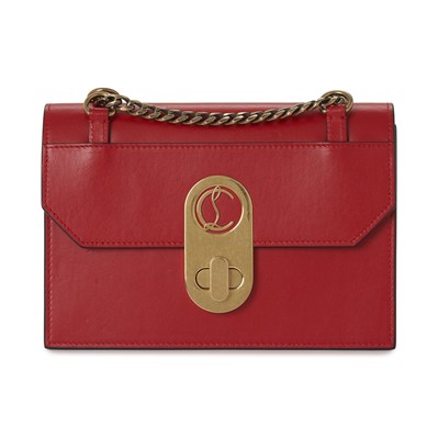 Lot 368 - Christian Louboutin, a red leather Elisa handbag.