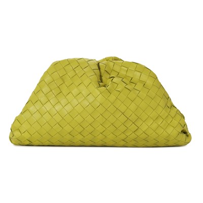 Lot 303 - Bottega Veneta, a large Intrecciato Pouch clutch.