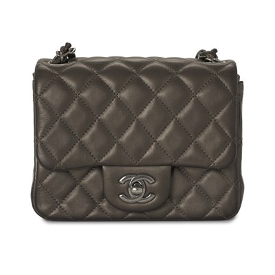 Lot 318 - Chanel, a Mini Square Classic Flap handbag.