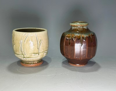 Lot 119 - Mike Dodd (British, b.1943), a stoneware vase...