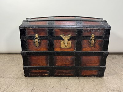 Lot 720 - A late 18th early 20th century wooden iron...