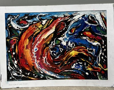 Lot 320 - David Wilde (British, 1918-1974), High Tide at...