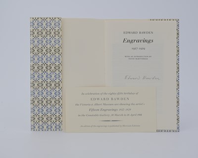 Lot 213 - Edward Bawden Engravings, 1927-1929, signed...