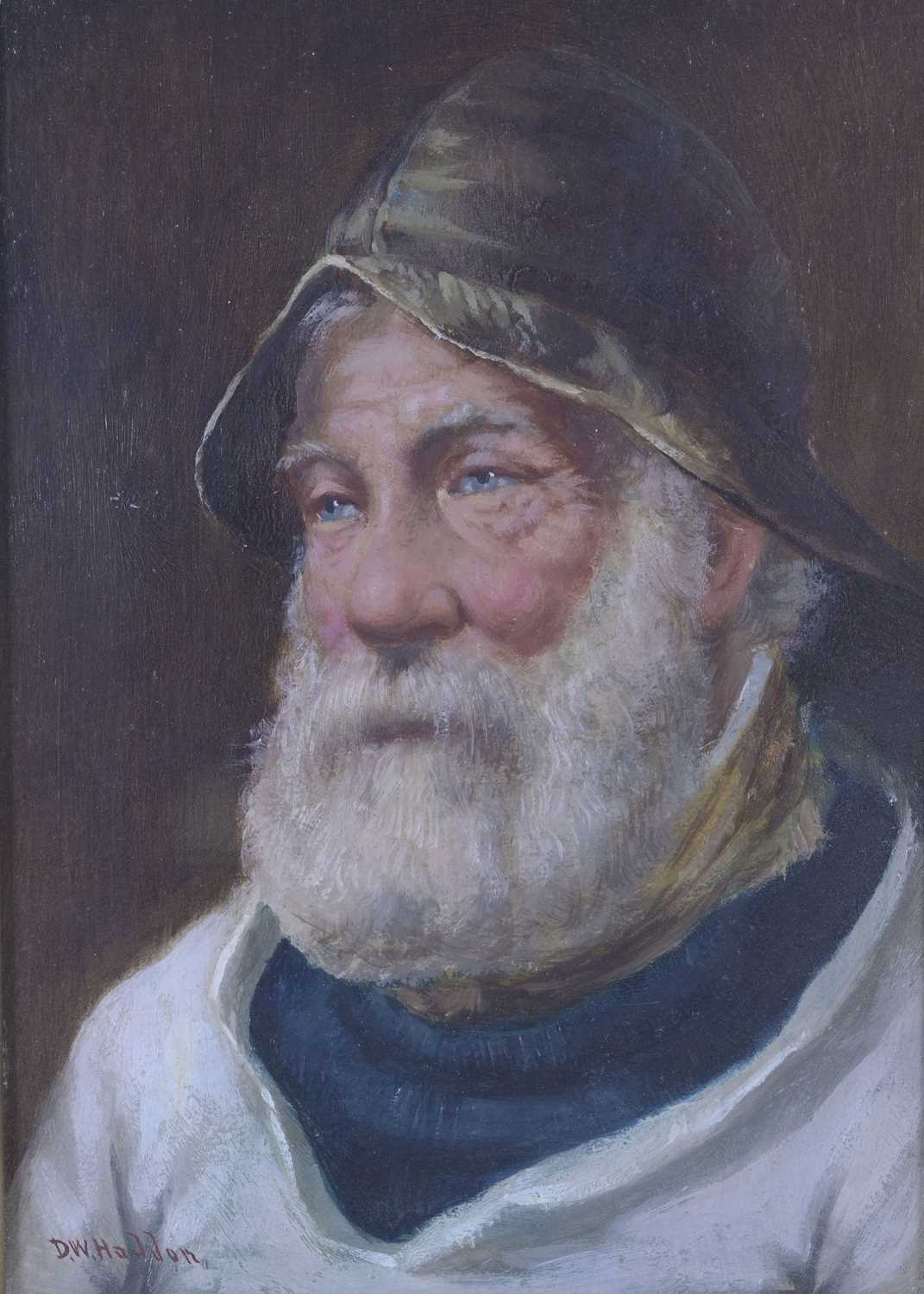 Lot 291 - David W. Haddon (British, 1859-1911), portrait...