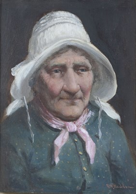 Lot 291 - David W. Haddon (British, 1859-1911), portrait...