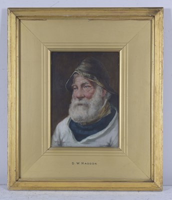 Lot 291 - David W. Haddon (British, 1859-1911), portrait...