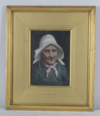 Lot 291 - David W. Haddon (British, 1859-1911), portrait...